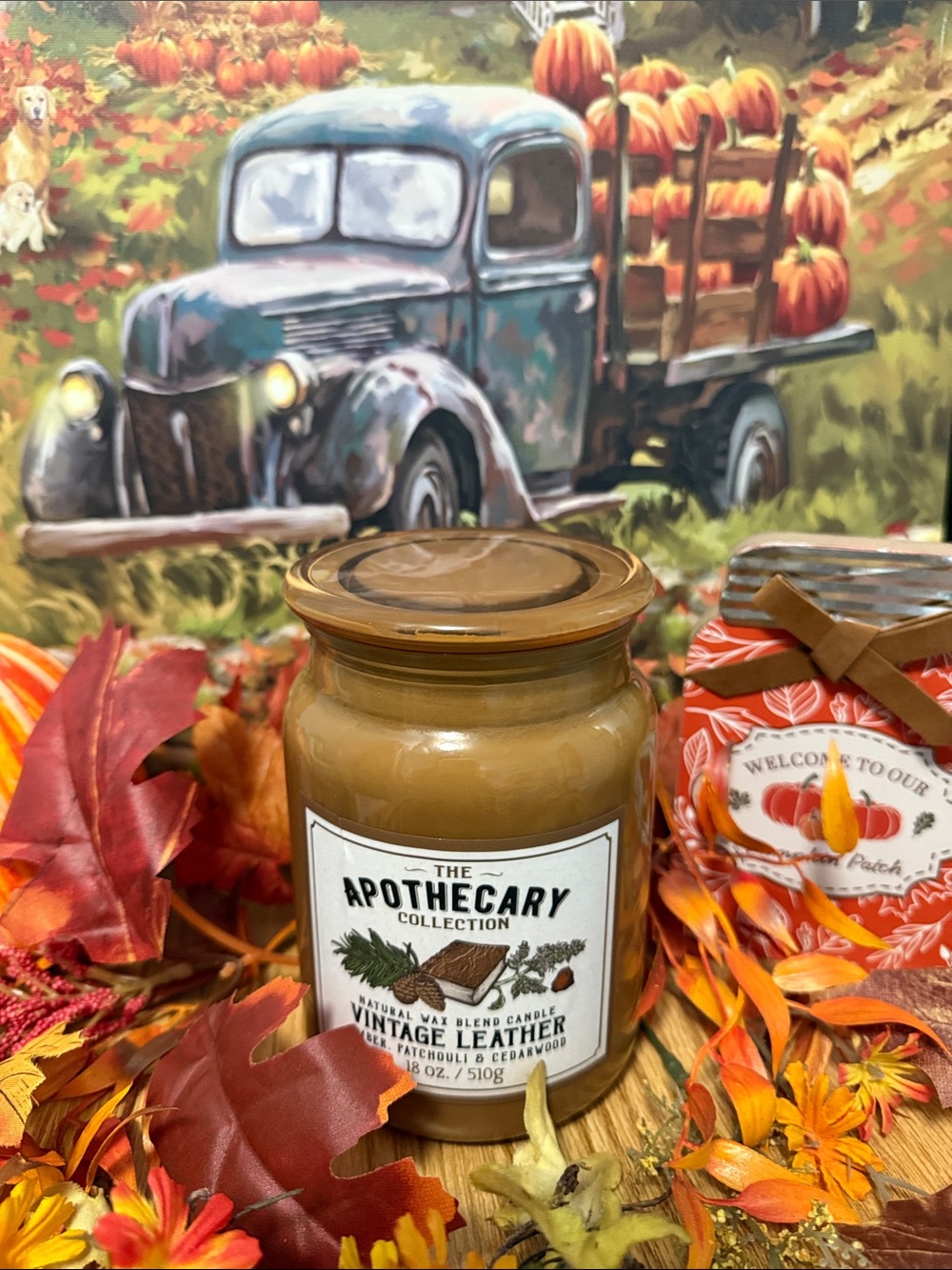Apothecary Leather Jar Candle 🕯️